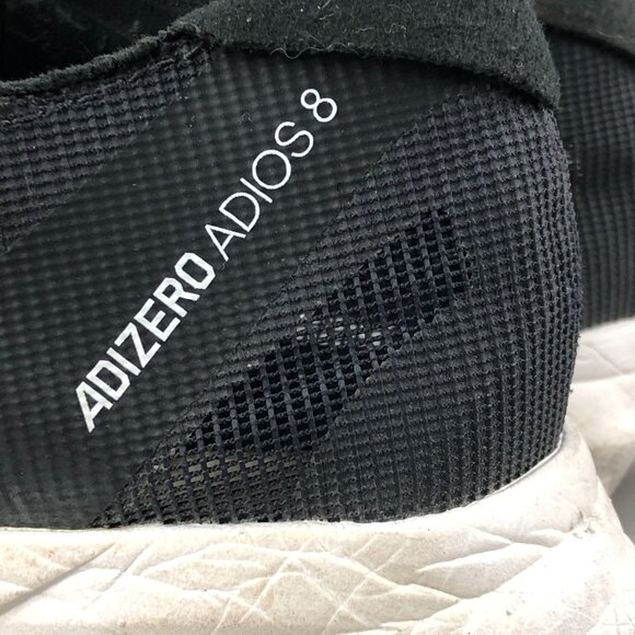 Adidas Women's Size 9 Adizero Adios 8 Carbon Cloud White Black Running Sneakers - Picture 8 of 16
